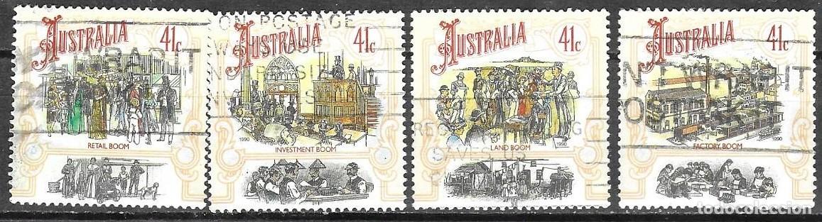 Sellos: SELLOS USADOS AUSTRALIA 1990, YT 1176 + 1178/ 80