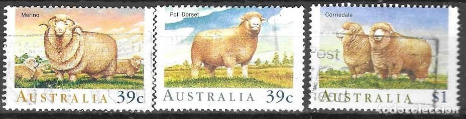 Sellos: SELLOS USADOS AUSTRALIA 1989, YT 1107/ 08 + 1110