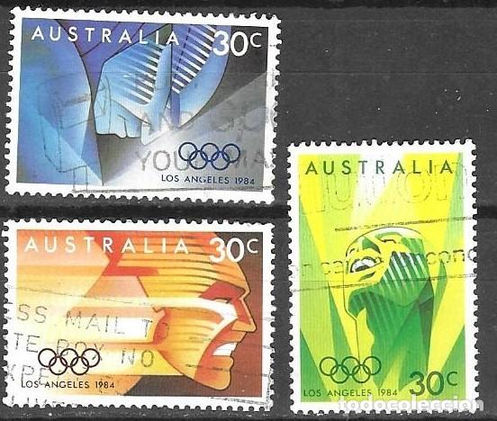 Sellos: SELLOS USADOS DE AUSTRALIA 1984, YT 871/ 73