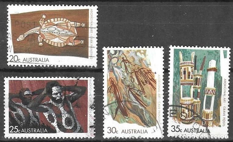 Sellos: SELLOS USADOS DE AUSTRALIA 1971, YT 443/ 46