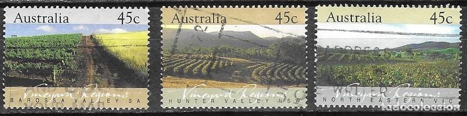 Sellos: SELLOS USADOS DE AUSTRALIA 1992, YT 1258 + 1260/ 61