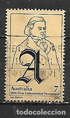 Sellos: 1974: CL Aniv. de la impresi&oacute;n del peri&oacute;dico &rdquo;The australian&rdquo;, 1&ordm; peri&oacute;dico independiente