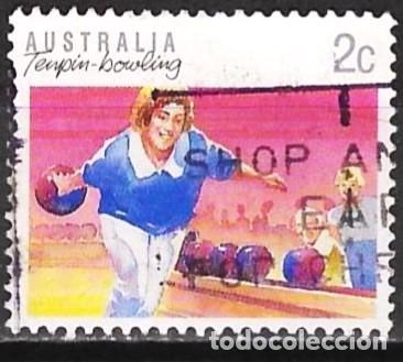 Sellos: Australia 1989 - Mi Mi 1140F - YT 1106 Ba - Bowling