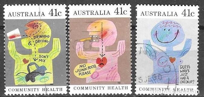 Sellos: SELLOS USADOS DE AUSTRALIA 1990, YT 1152/ 54