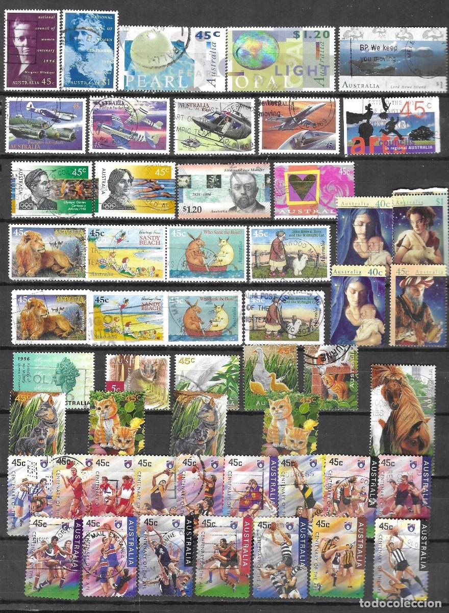 Sellos: LOTE DE SELLOS USADOS DE AUSTRALIA 1996