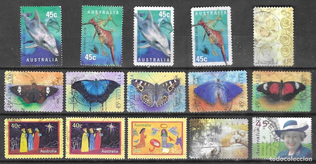 Sellos: LOTE DE SELLOS USADOS DE AUSTRALIA 1998