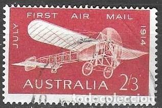 Sellos: SELLO USADO DE AUSTRALIA 1964, YT CORREO AEREO YT 13