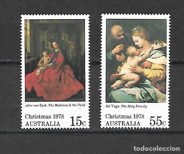 Sellos: 2 sellos de NAVIDAD de Australia, sellos a&ntilde;o 1978 Yvert 2 &euro;