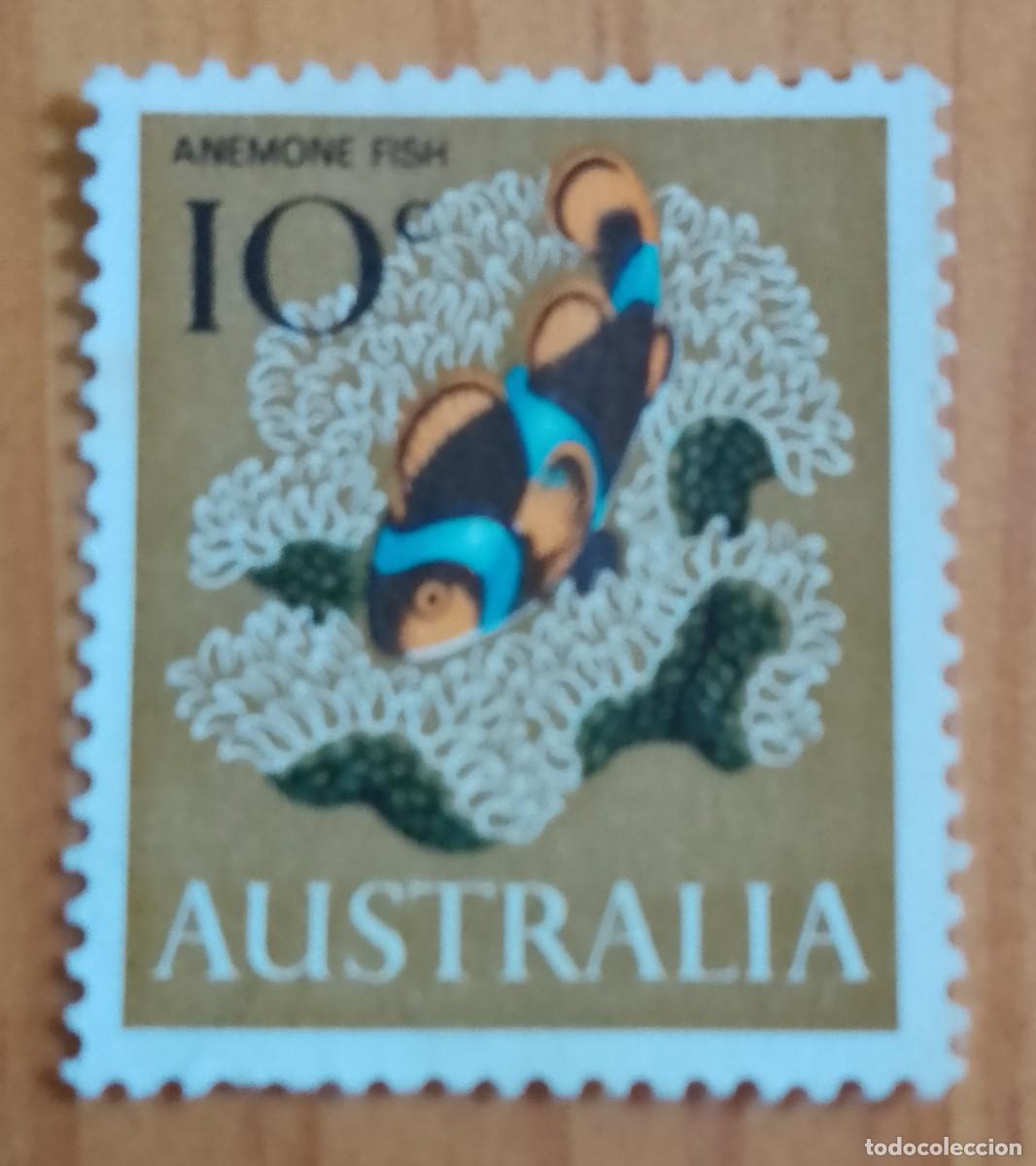 Sellos: AUSTRALIA V/F 10 C - PEZ ANEMONA