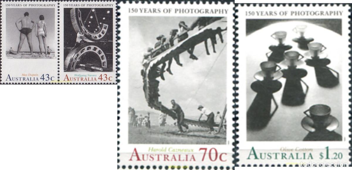 Sellos: 740721 MNH AUSTRALIA 1991 150 ANIVERSARIO DE LA FOTOGRAFIA EN AUSTRALIA