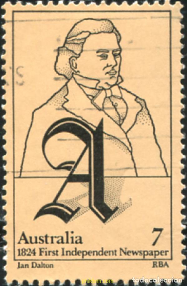 Sellos: 790367 USED AUSTRALIA 1974 150 ANIVERSARIO DEL PRIMER DIARIO INDEPENDIENTE