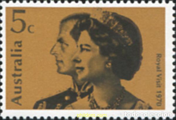 Sellos: 739958 MNH AUSTRALIA 1970 VISITA DE LA REINA ELISABETH