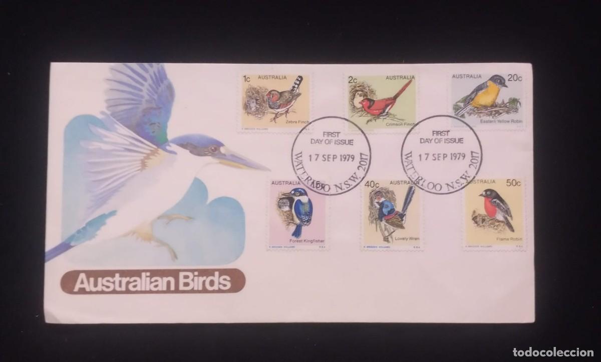 Sellos: TS) 1979 AUSTRALIA, FDC,WITH AUSTRALIAN BIRDS STAMPS,XF.