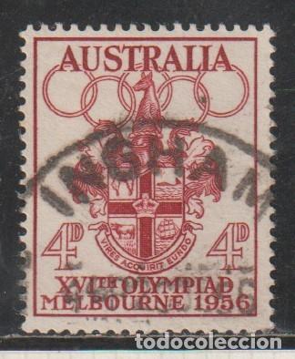 Sellos: AUSTRALIA // YVERT 231 // 1956 ... USADO - OLIMPIADA DE MELBOURNE