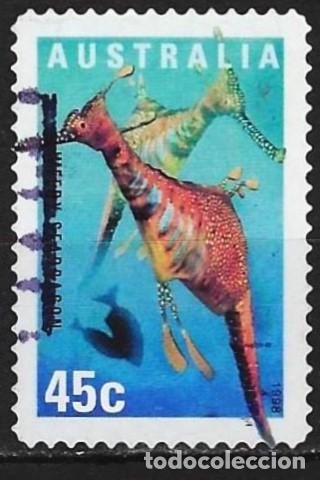 Sellos: Australia 1998 - Mi 1777 - YT 1716 - Pez : Cavallito de mar ( Dentado 121&frac12; )