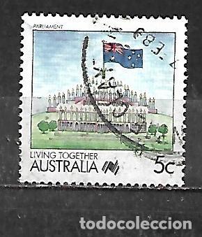 Sellos: 1988: II Centenario de la colonizaci&oacute;n de Australia. La vida juntos - Parlamento (usado)