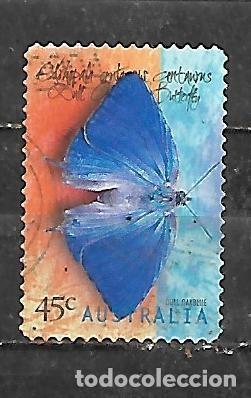 Sellos: 1998: Mariposas - Roble azul apagada (usado)