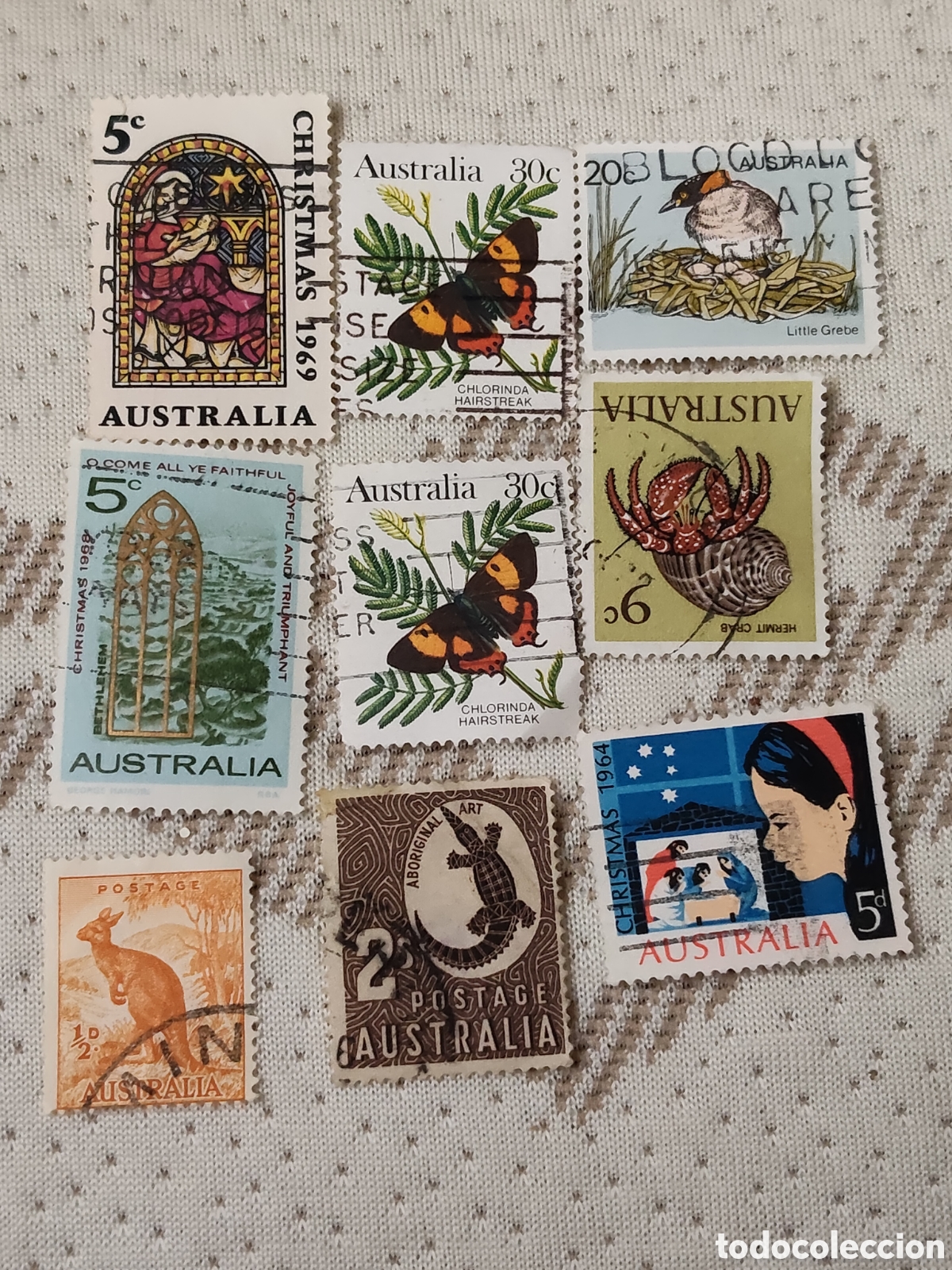 Sellos: 9 sellos variados de Australia muy buenos