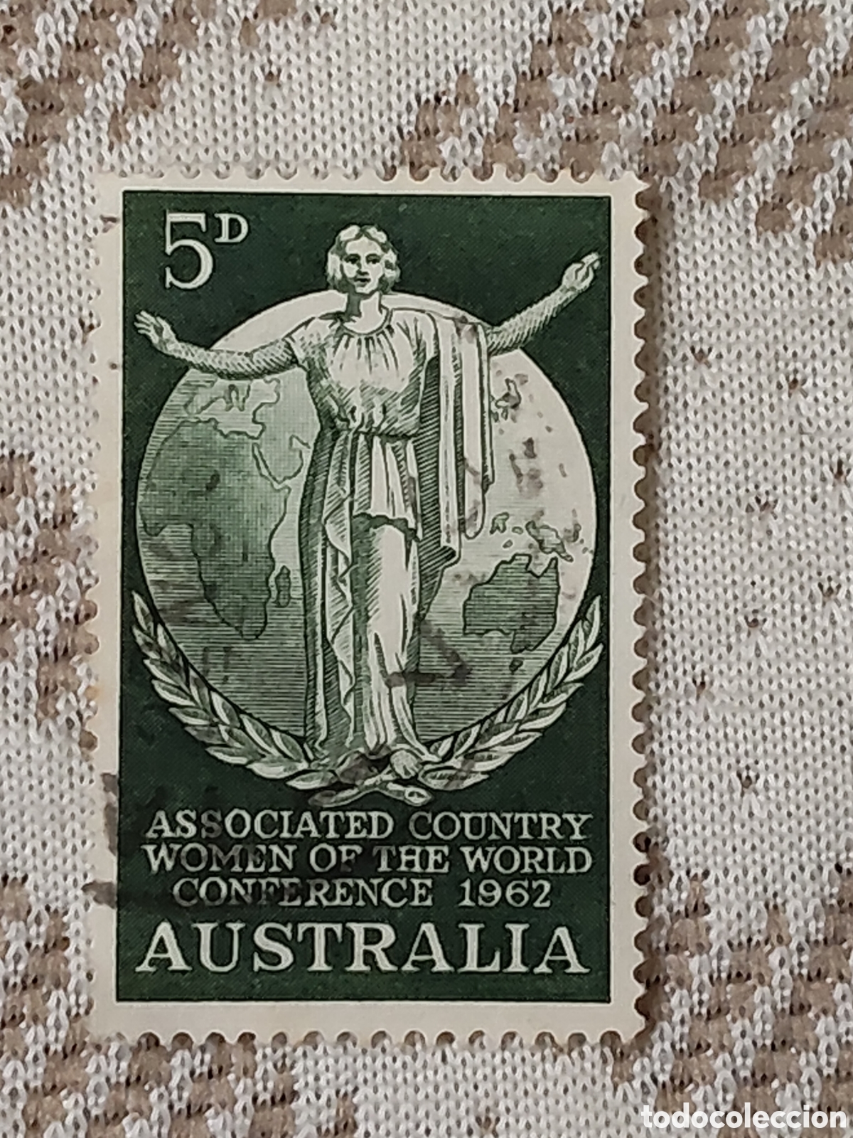 Sellos: Sello de Australia conferencia de la asociaci&oacute;n de mujeres del mundo 1962