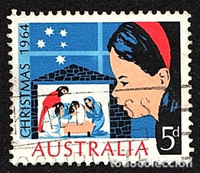 Sellos: Australia. Navidad 1964. YT-307. S. Completa. Usado