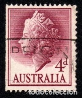 Sellos: Australia. Isabel II. 1957. YT-235b. Usados