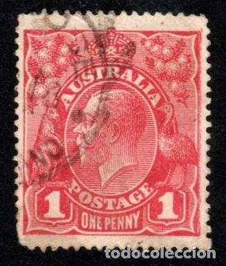 Sellos: Australia. George V. 1918-20. YT-33. Usados