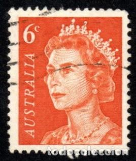 Sellos: Australia. Isabel II. 1966-70. YT-323B. Usados