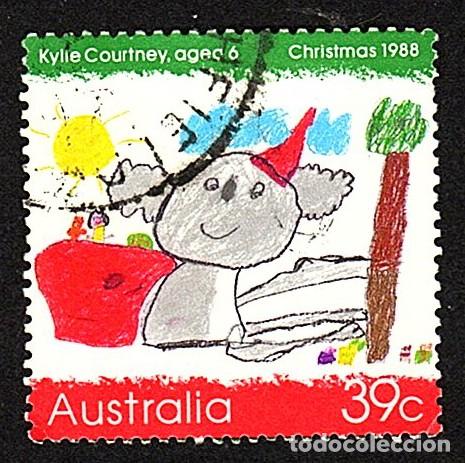 Sellos: Australia. Navidad. 1988. YT-1104. Usados