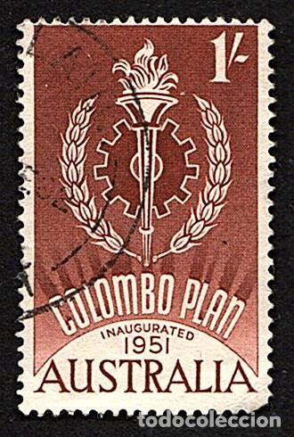Sellos: Australia. Plan Colombo. 1961. YT-273. S. Completa. Usado