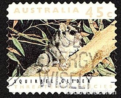 Sellos: Australia. Especie Amenazada. 1992. YT-1254. usado
