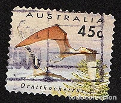 Sellos: Australia. Fauna. Ornithocheirus. 1993. YT-1335. usado