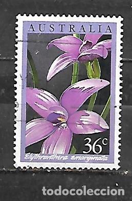 Sellos: 1986: Orqu&iacute;deas - De esmalte rosa (usado)