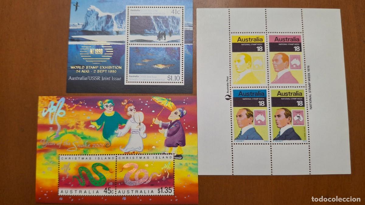 Briefmarken: HB145 HOJITAS BLOQUE de AUSTRALIA en NUEVO ideal para tematicas (leer descripcion)