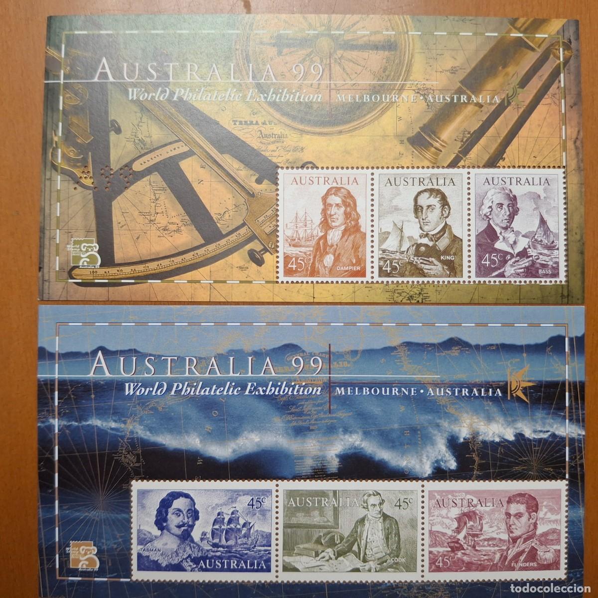 Sellos: HB151 HOJITAS BLOQUE de AUSTRALIA en NUEVO ideal para tematicas (leer descripcion)