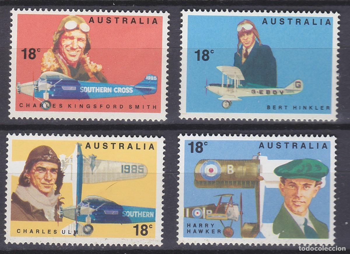 Sellos: AUSTRALIA (643) 1978 SERIE COMPLETA NUEVO ** MNH TEMA AVIACION (FACIAL)