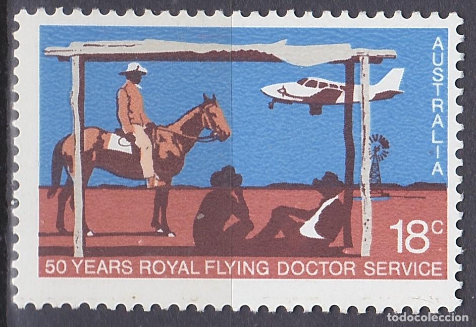 Sellos: AUSTRALIA (647) 1978 SERIE COMPLETA NUEVO ** MNH SERVICIO MEDICO AEREO (FACIAL)