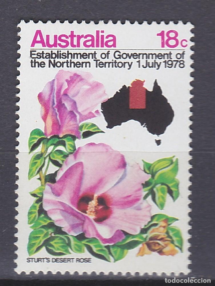 Sellos: AUSTRALIA (652) 1978 SERIE COMPLETA NUEVO ** MNH TEMA FAUNA FLORES (FACIAL)