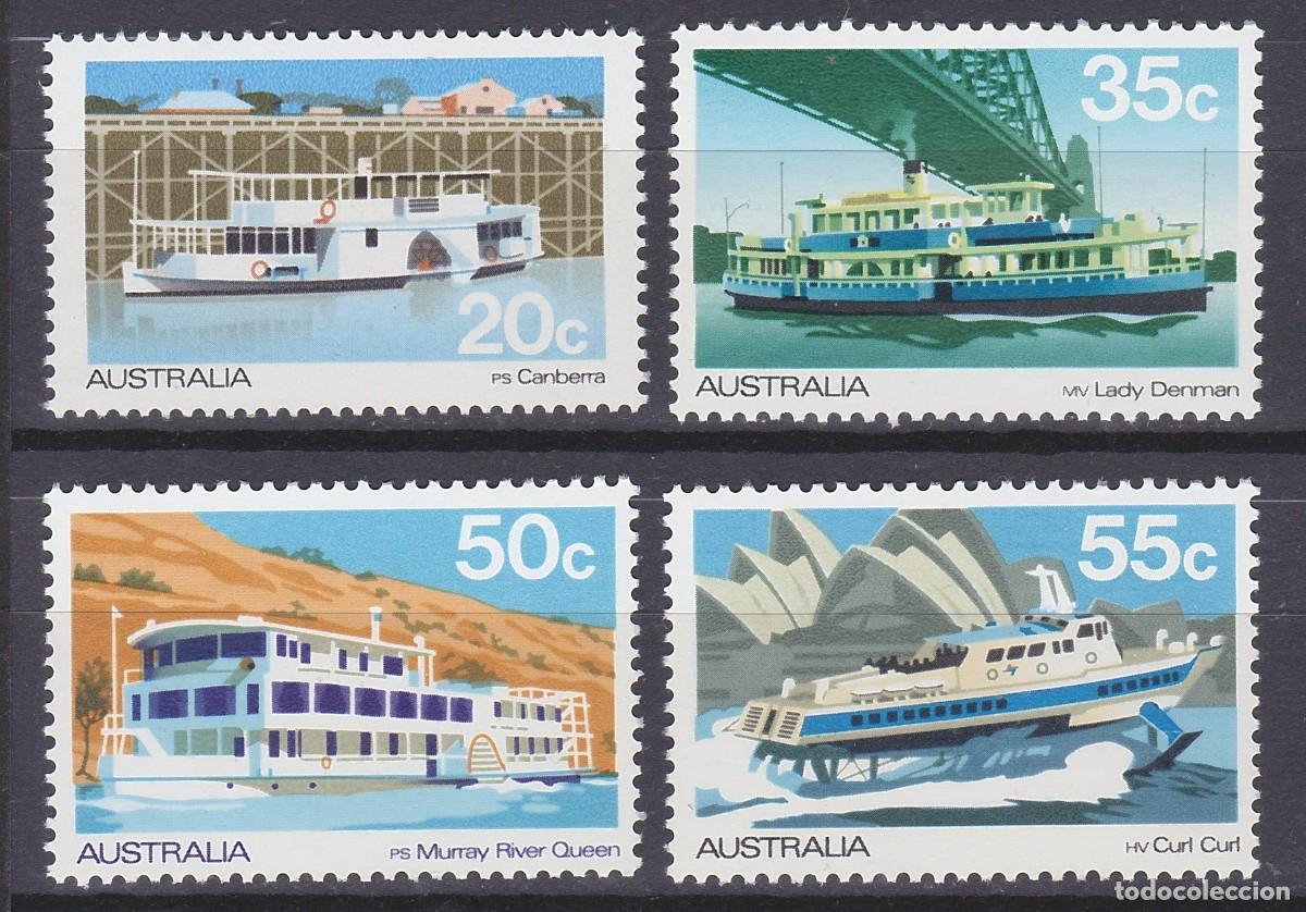 Sellos: AUSTRALIA (667) 1979 SERIE COMPLETA NUEVO ** MNH TEMA BARCOS (FACIAL)