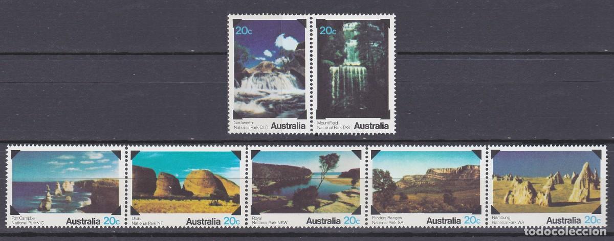 Sellos: AUSTRALIA (672) 1979 SERIE COMPLETA NUEVO ** MNH PARQUES NATURALES DE AUSTRALIA (FACIAL)