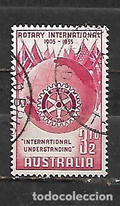 Sellos: 1955: 50 Aniversario del Rotary International (usado)
