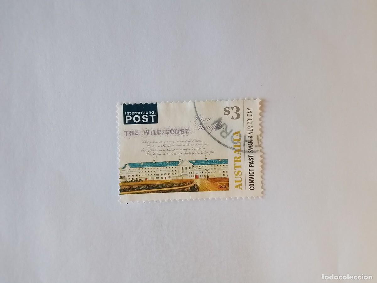 Timbres: A&Ntilde;O 2018 AUSTRALIA SELLO USADO