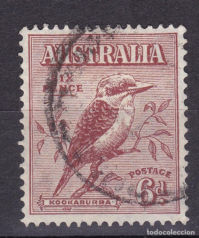 Sellos: Australia. Antiguo sello filatelia
