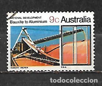 Sellos: 1970: Desarrollo nacional - Extracci&oacute;n de la bauxita y del aluminio (usado)