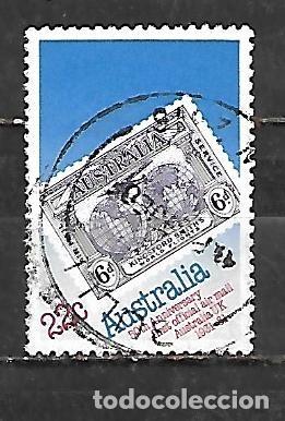 Sellos: 1981: 50 Aniversario del primer correo a&eacute;reo entre Australia y Gran Breta&ntilde;a (usado)