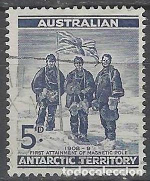 Sellos: ANT&Aacute;RTICA AUSTRALIANA 1961 - EXPEDICI&Oacute;N ANT&Aacute;RTICA - USADO