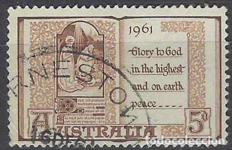 Sellos: AUSTRALIA 1961 - NAVIDAD - USADO