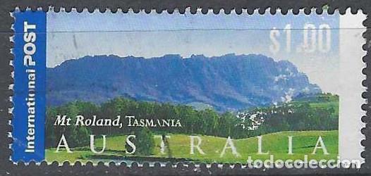 Sellos: AUSTRALIA 2002 - PAISAJES, MONTE ROLAND, TASMANIA - USADO