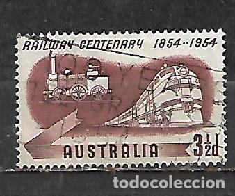 Sellos: 1954: Centenario del ferrocarril (usado)
