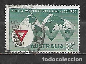 Sellos: 1955: Centenario de la Asociaci&oacute;n de J&oacute;venes Cristianos (usado)