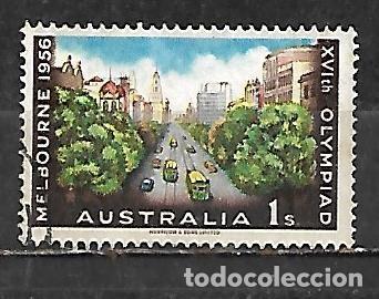 Sellos: 1956: Juegos Ol&iacute;mpicos. Melbourne&acute;56 - Calle Collins (usado)